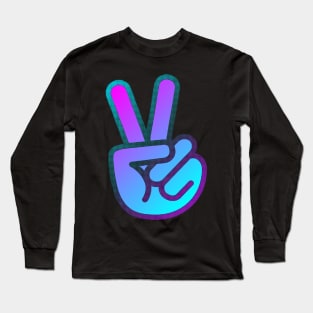 Two fingers (PEACE) Long Sleeve T-Shirt